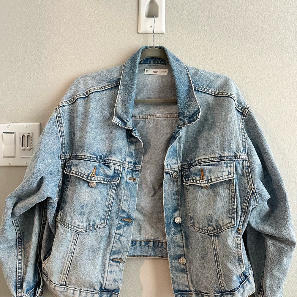 Denim Blue Women's Jacket. Mango